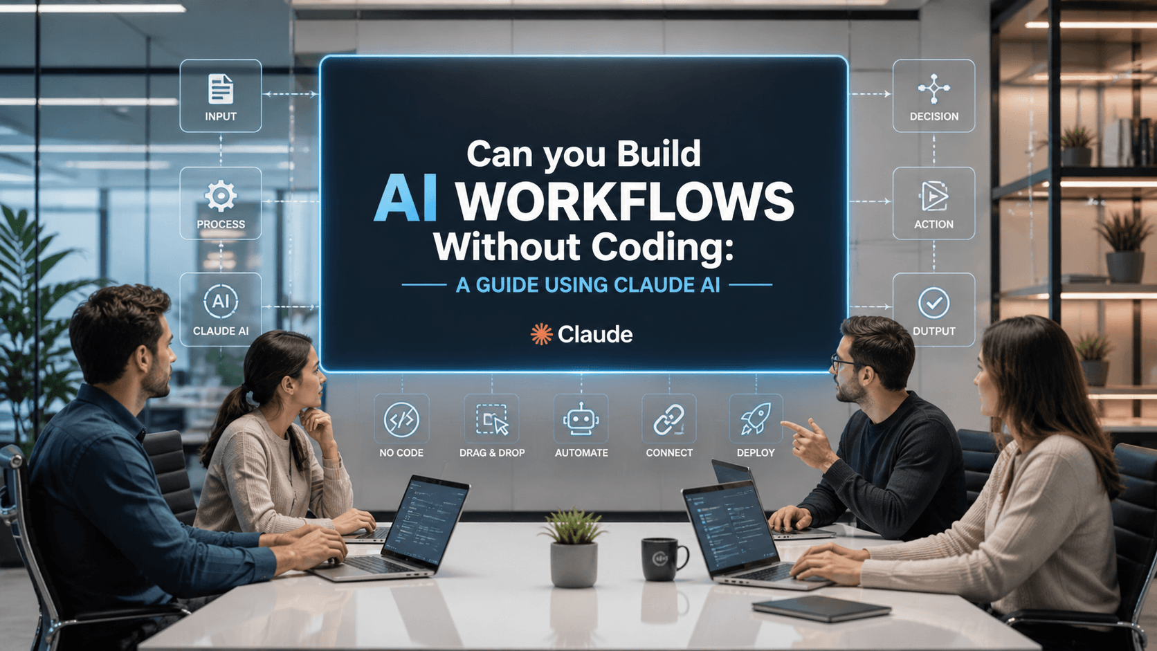 AI workflow automation without coding using Claude AI