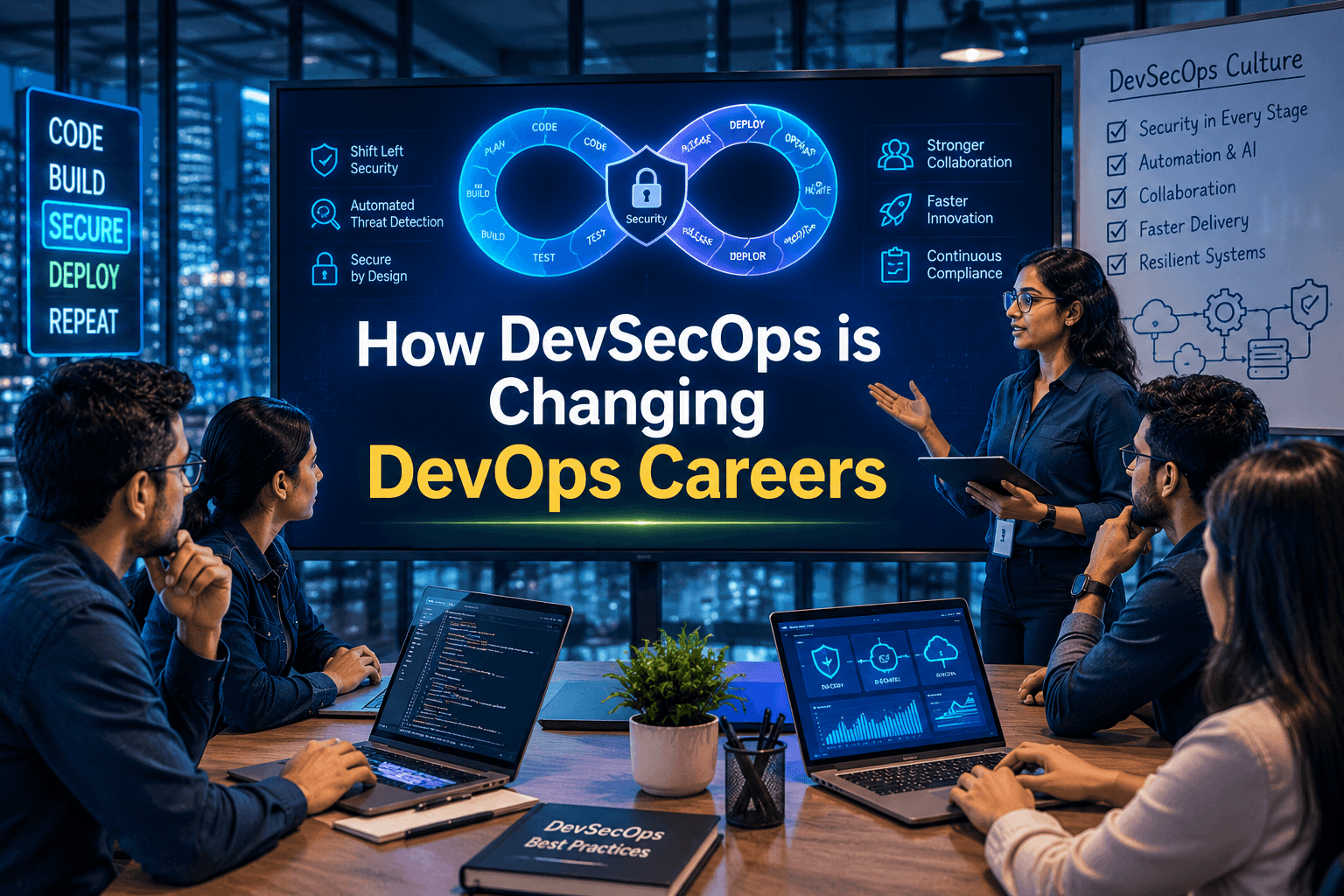 DevOps Careers evolving with DevSecOps security and automation