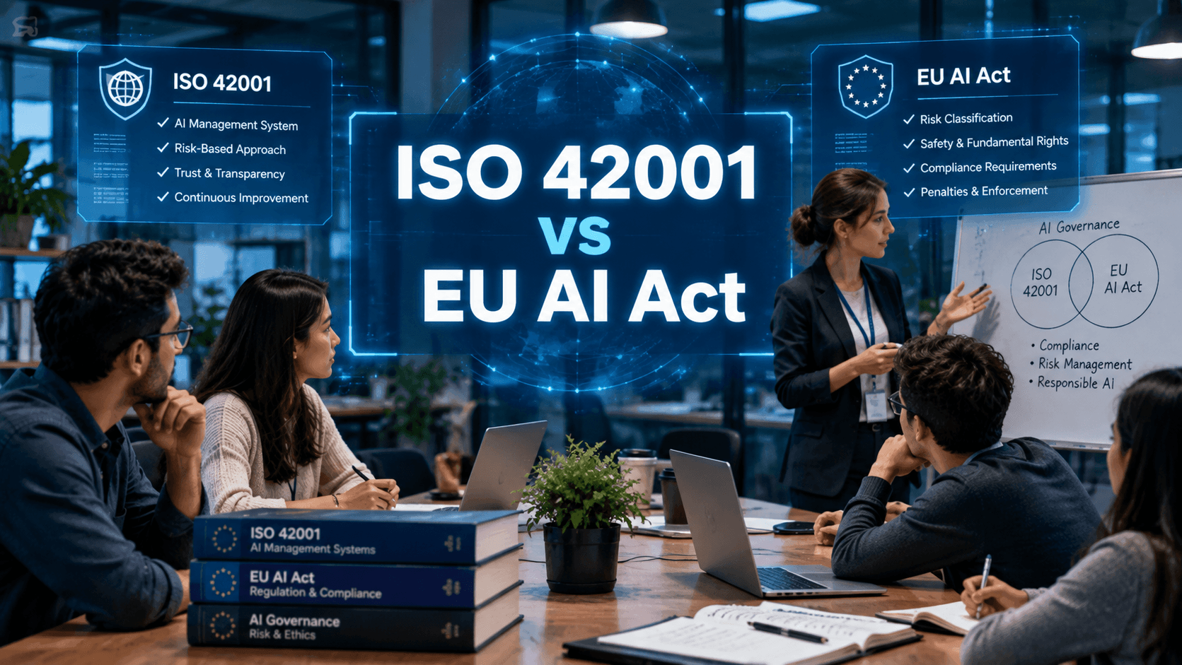 ISO 42001 vs EU AI Act comparison