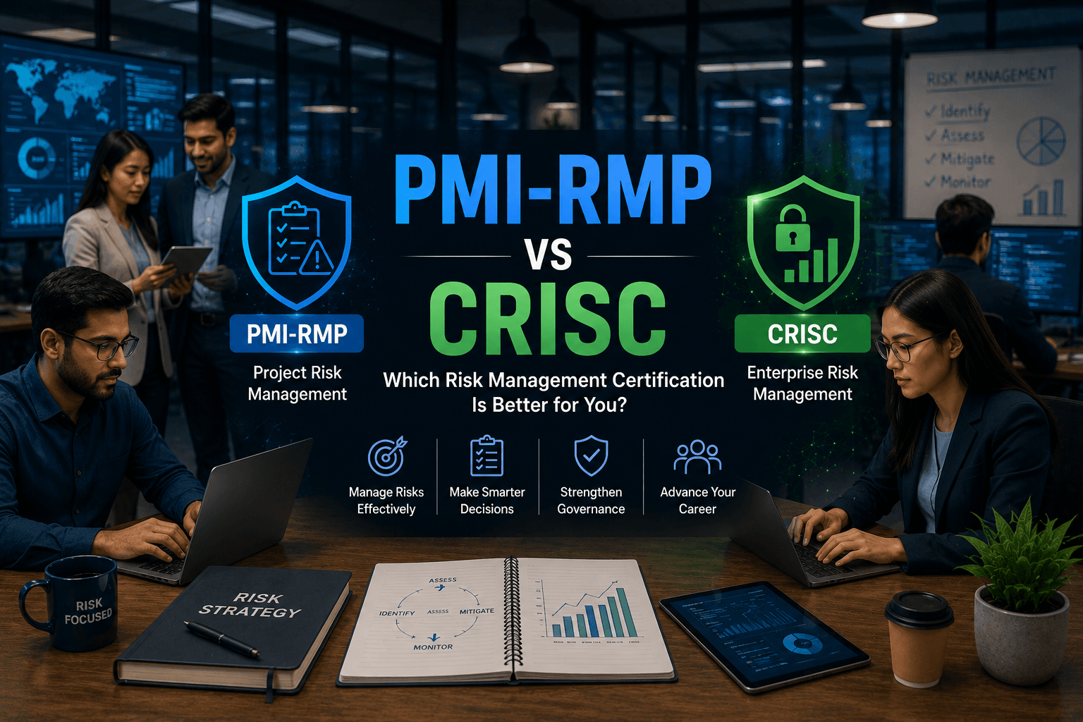 Which Risk Management Certification Is Better for You, PMI-RMP or CRISC,