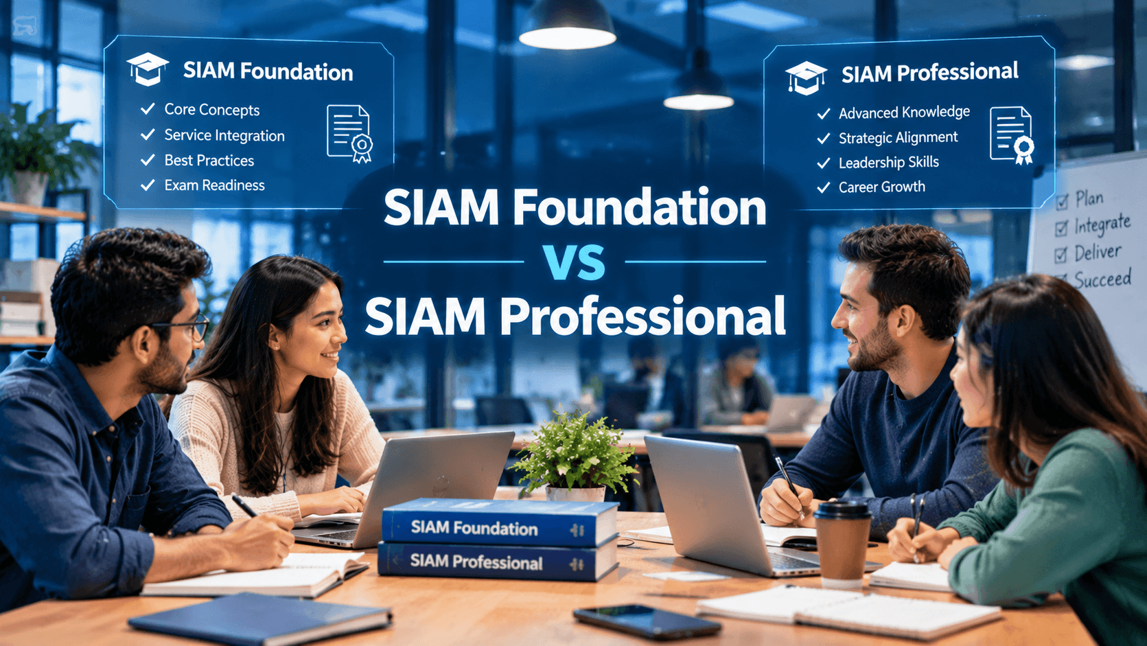 SIAM Foundation vs SIAM Professional certification comparison